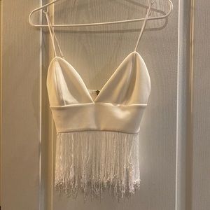 White fringe crop